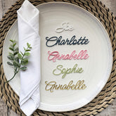 Acrylic Place Setting Names for Weddings, Celebrations and Reception Tables