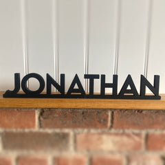 coloured-wood-freestanding-name-with-stand-small-home-decor|LLWWNMSSF17SMALL|Luck and Luck| 1