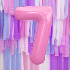 large-foil-pink-number-7-balloon-86cm-birthday-decoration|FB1P-7-081|Luck and Luck| 1