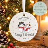 Personalised 1st Christmas Family Bauble -Grandparents Ornament