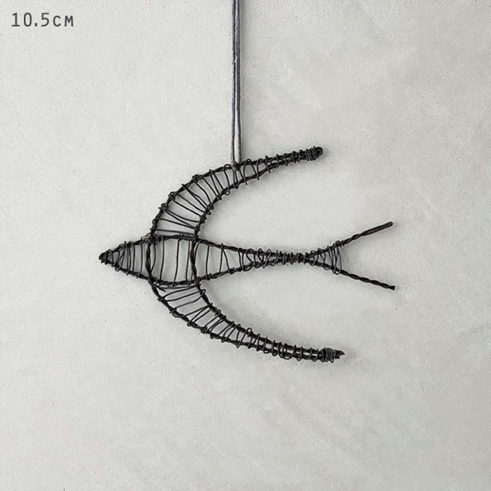 east-of-india-rusty-wire-hanging-decoration-swallow|7276|Luck and Luck| 1