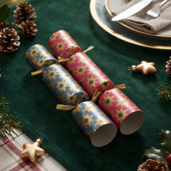 Rebus Puzzle Game Christmas Crackers Recyclable Festive Party Tableware Set of 12