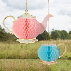 tea-party-honeycomb-decorations-x-2-alice-in-wonderland-party|HBDF109|Luck and Luck| 1