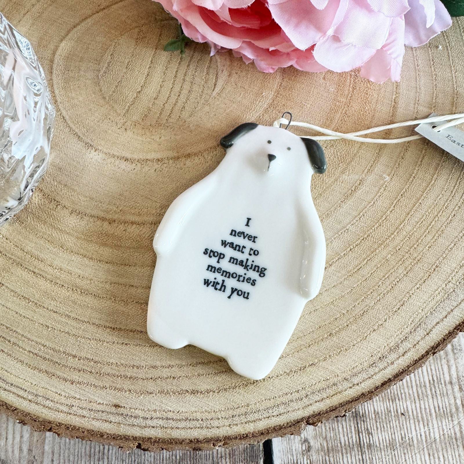 east-of-india-hanging-porcelain-dog-hanger-making-memories|6103.1|Luck and Luck| 1