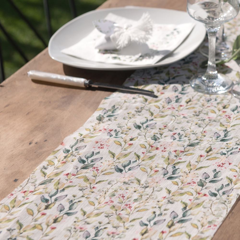 botanical-garden-plant-themed-table-runner-3m|683800300010|Luck and Luck| 1