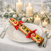 Set of 6 Classic 12-Inch Vintage Nutcracker Crackers for Festive Celebrations