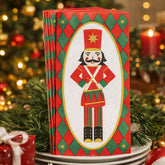 Nutcracker Christmas Lunch Paper Napkins Red Green Festive Party Tableware Set of 16