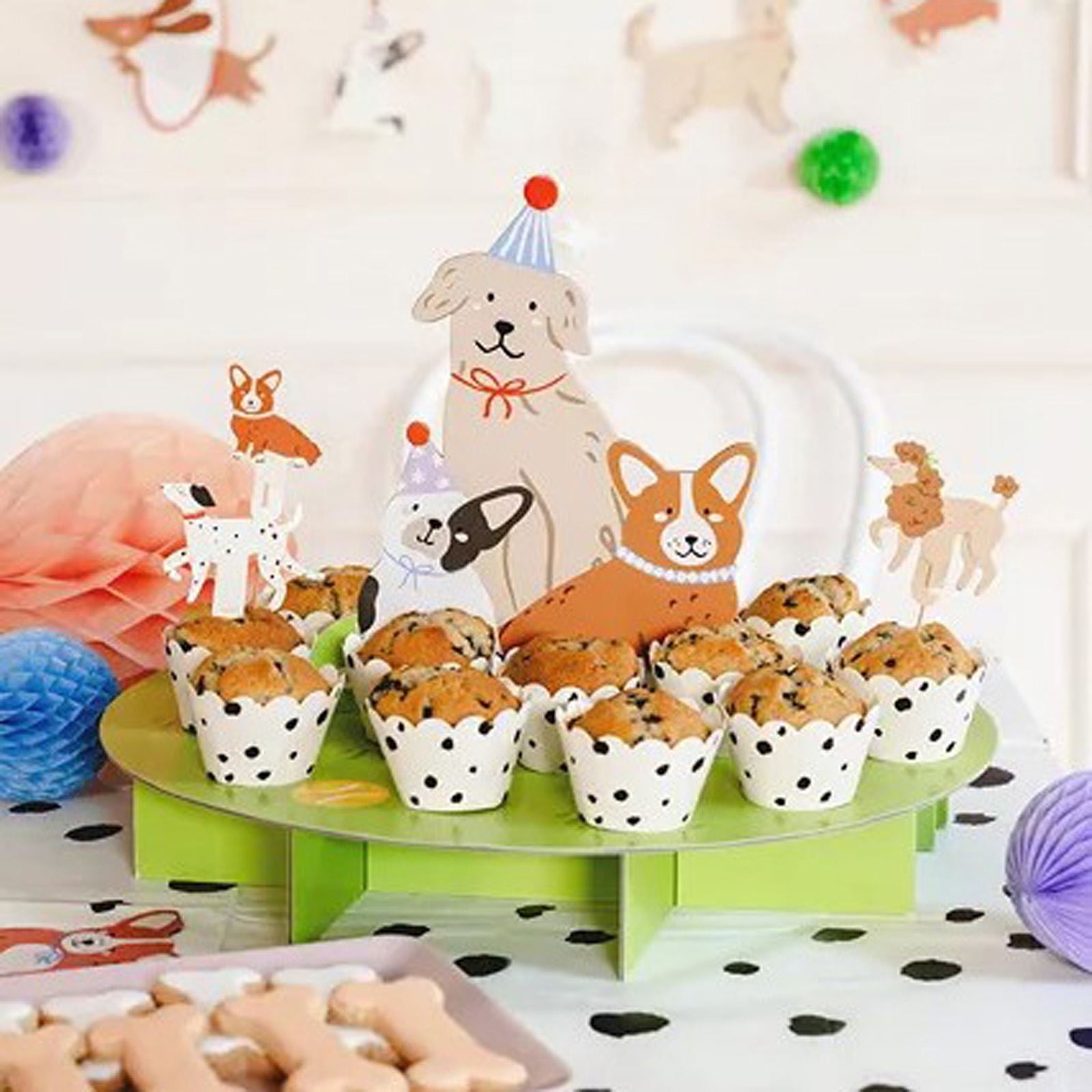 dog-cupcake-cake-food-party-stand-childrens-party|PNS2|Luck and Luck| 1