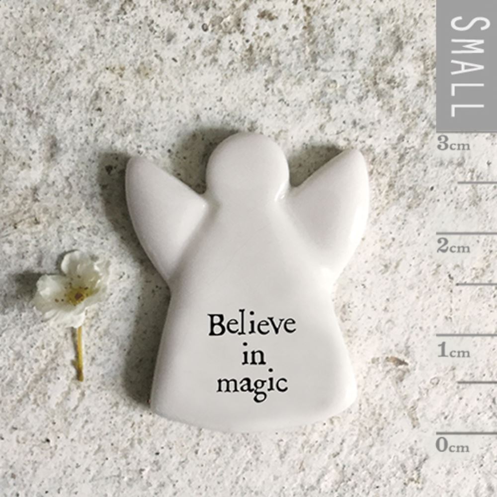 east-of-india-tiny-angel-porcelain-token-believe-in-magic|6820|Luck and Luck| 1