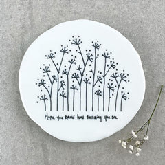 Hope You Know How Amazing You Are Porcelain Coaster Presented in Personalised Box