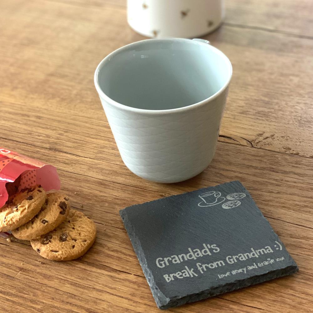 personalised-slate-coaster-design-b-engraved-keepsake-gift|LLWWSLATECOASTERDA|Luck and Luck| 1