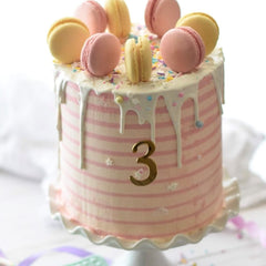 number-3-acrylic-cake-charm-birthday-decoration-celebration|LLWWNUM3CC|Luck and Luck| 1