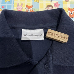 Personalised School Uniform Name Stamp for Clothes, PE Kits and Nursery Items