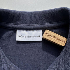 Personalised School Uniform Name Stamp for Clothes, PE Kits and Nursery Items