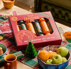 Traitors 2026 Festive Christmas Crackers with Role and Mission Cards Pack of 6