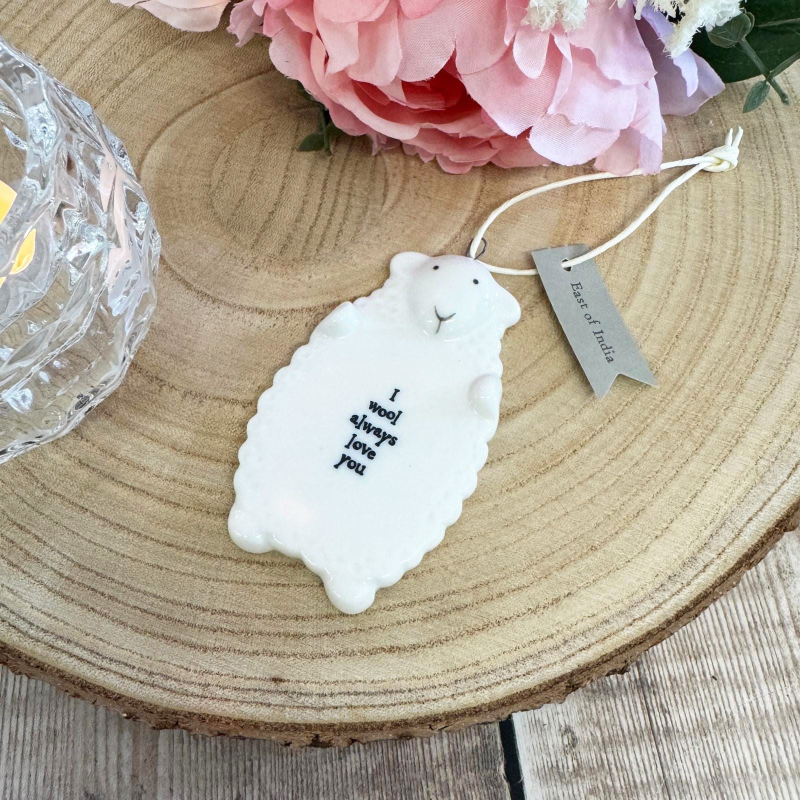 east-of-india-hanging-porcelain-sheep-hanger-i-wool-always-love-you|6105.1|Luck and Luck| 1
