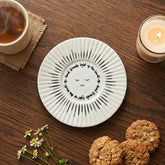 Good Friends Light Up the World White Porcelain Coaster Meaningful Gift for Modern Home