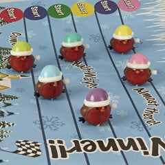 Racing Robin Christmas Crackers White Red Festive Party Tableware Pack Set of 6