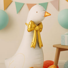 Large Goose Foil Balloon White 91cm Birthday Party Decoration