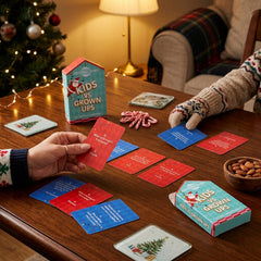 Santa Kids vs Grown Ups Christmas Family Party Game Blue Red Festive Entertainment