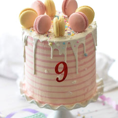 number-9-acrylic-cake-charm-decoration-birthday-celebration|LLWWNUM9CC|Luck and Luck| 1