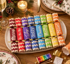 Xylophone Christmas Crackers Festive Novelty Party Table Decorations Set of 8