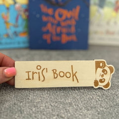 personalised-panda-wooden-bookmark-gift-animal-lover|LLWWPANDABM|Luck and Luck| 1