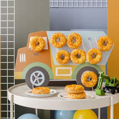 construction-vehicle-childrens-party-donut-stand|SND3|Luck and Luck| 1