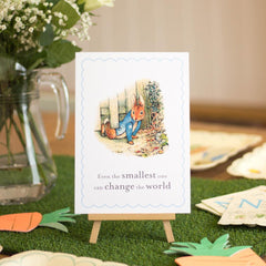 peter-rabbit-a5-sign-even-the-smallest-one-can-change-the-world-sign-and-easel|LLSTWPRSMALLEST|Luck and Luck| 1