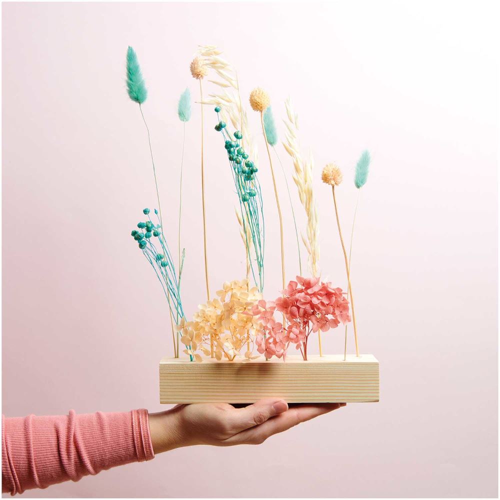 wooden-dried-flower-stand|500150|Luck and Luck| 1