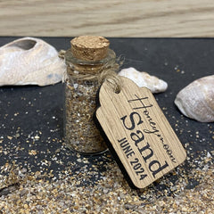 honeymoon-sand-jar-with-personalised-tag-mini-jar-keepsake-gift|LLUVHONEYMOONSANDSMALL|Luck and Luck| 1