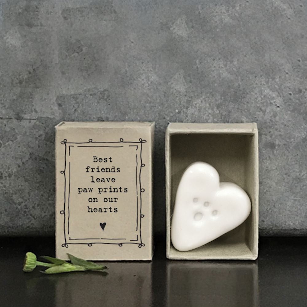 east-mini-matchbox-paw-print-heart-porcelain-gift|5662|Luck and Luck| 1