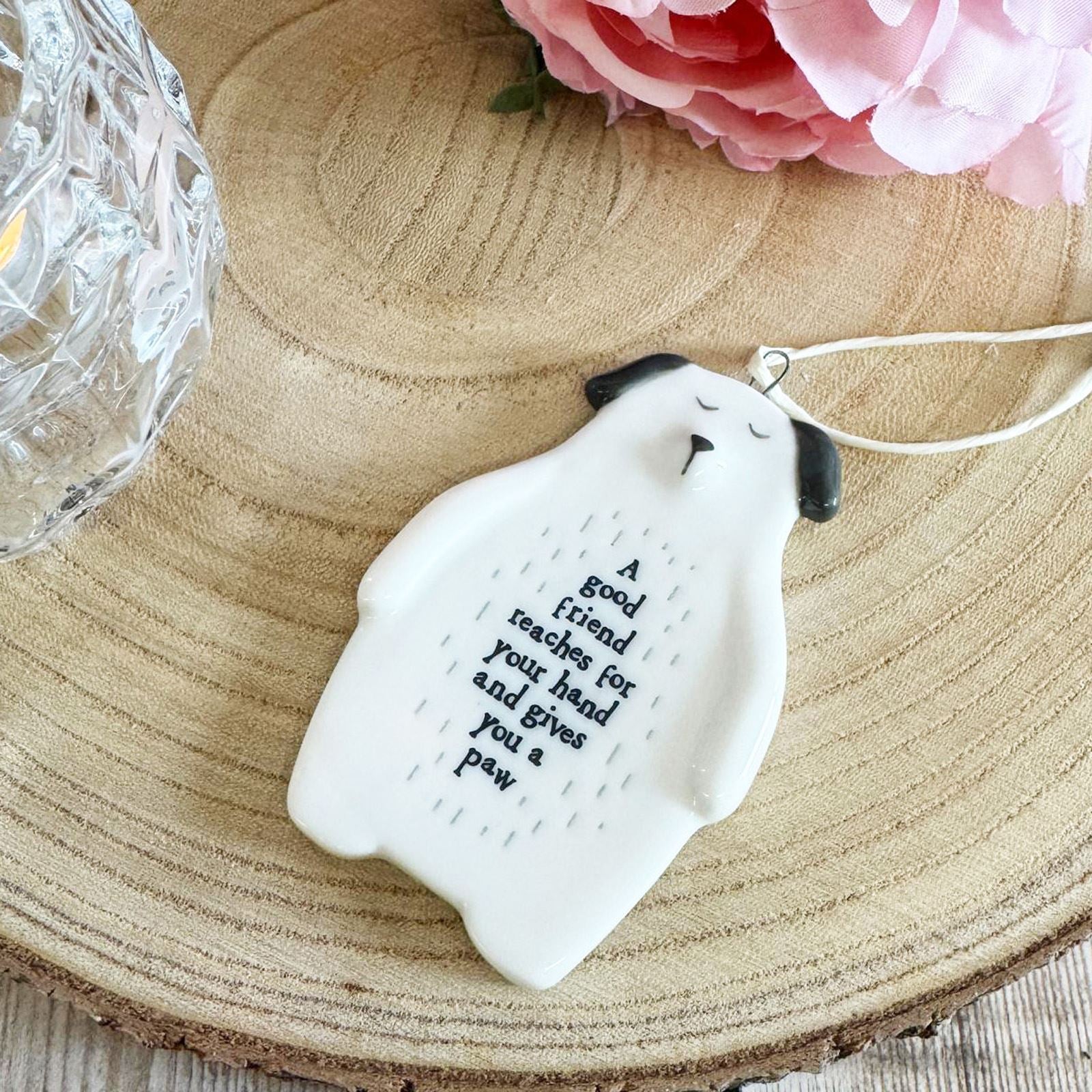 east-of-india-hanging-porcelain-dog-hanger-a-good-friend-gift|6103.2|Luck and Luck| 1