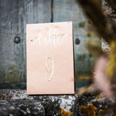 Kraft Brown and Gold Number Cards 1-10