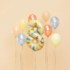 snake-foil-balloon-number-8-8th-birthday-party|LLFB163-8|Luck and Luck| 1