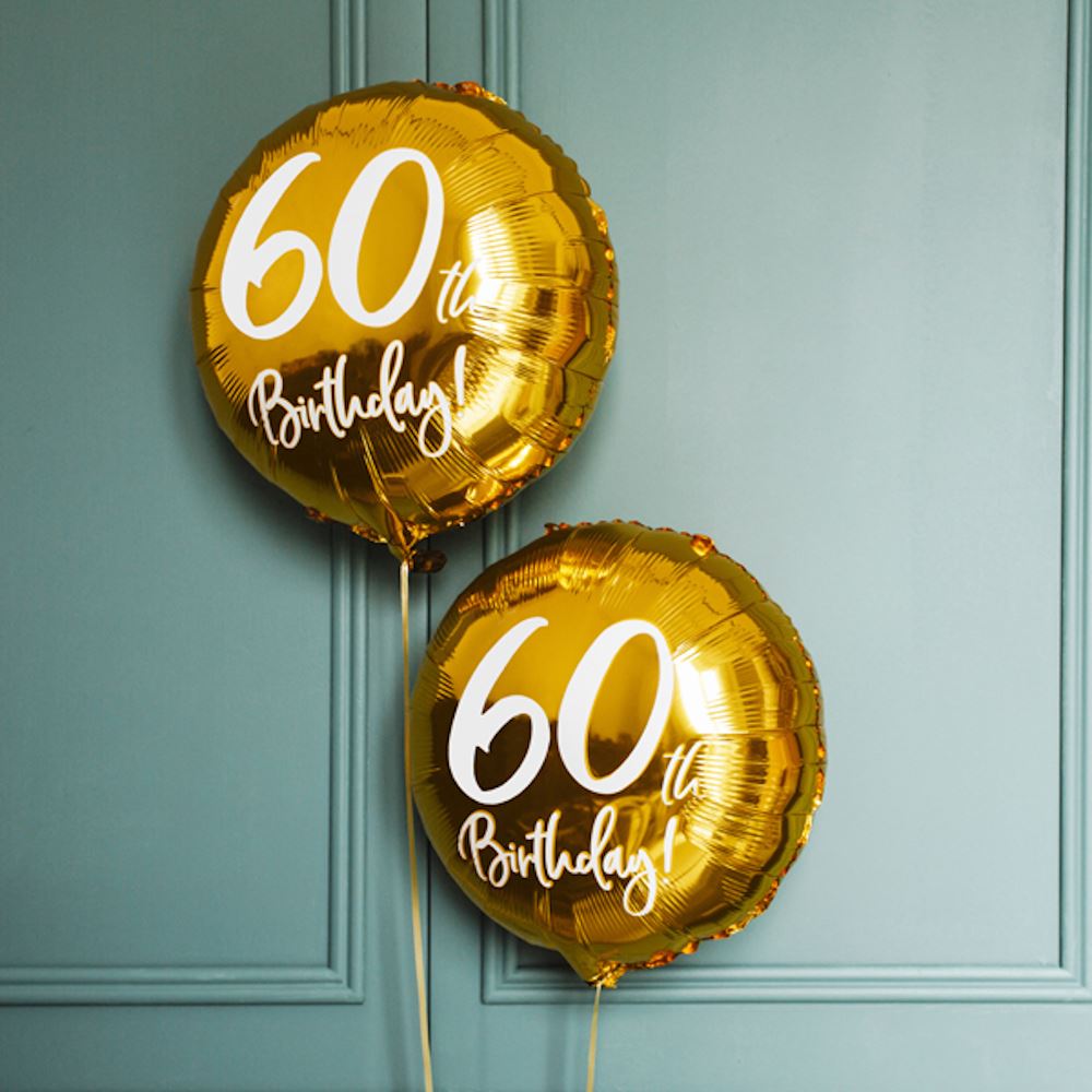 gold-60th-birthday-foil-balloon-45cm|FB24M60019|Luck and Luck| 1