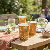 Safari Paper Cups Kids Party Tableware (Pack of 6, 7.5cm)