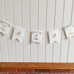 botanical-baby-shower-oh-baby-garland-bunting-1-4m-decoration|90844|Luck and Luck| 1