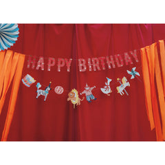 happy-birthday-circus-banner-2-75m-childrens-party-funfair|GRL122|Luck and Luck| 1