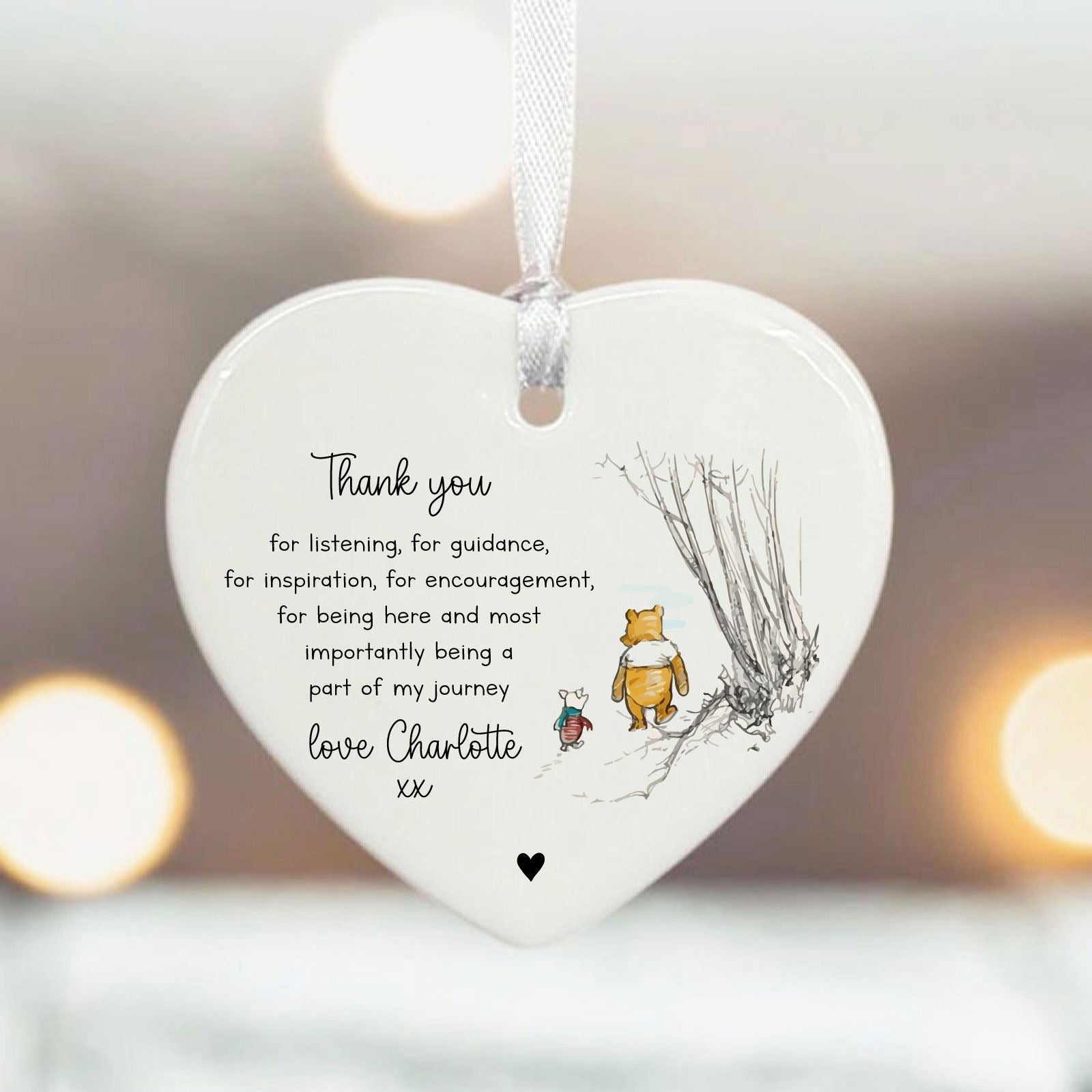 personalised-porcelain-heart-winnie-the-pooh-thank-you-gift|LLUVWTPTY|Luck and Luck| 1