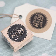 east-of-india-hand-made-with-love-wooden-rubber-stamp-craft|3657|Luck and Luck| 1