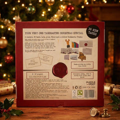 Taskmaster 2026 Festive Christmas Crackers with Hats Jokes and Tasks Pack of 6