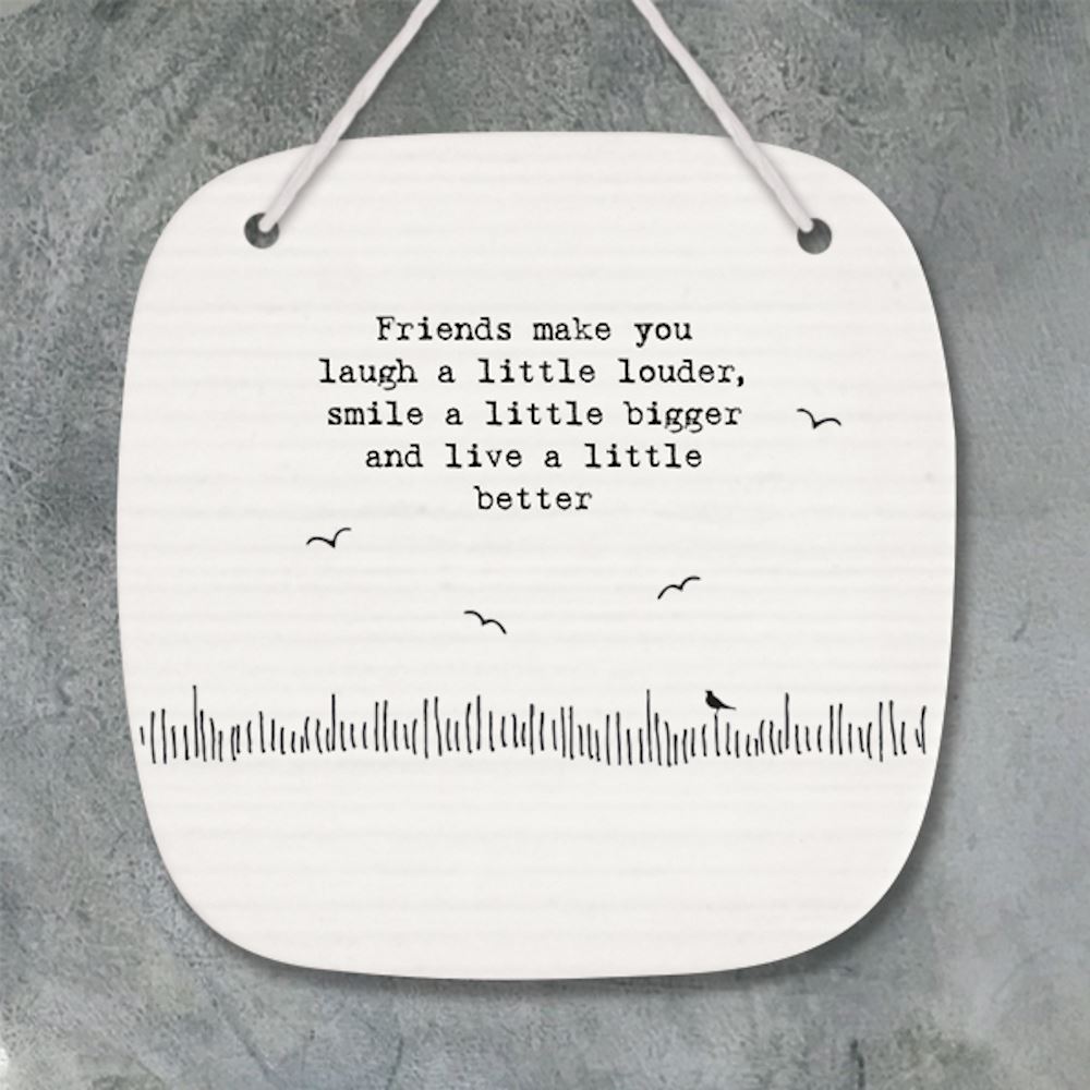 east-of-india-porcelain-picture-friends-make-you-laugh-gift-keepsake|4272|Luck and Luck| 1