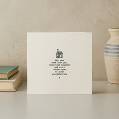 East of India Square card-Home / May your home know joy