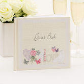 Wedding Guest Book With Love Vintage Style Design