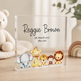 Baby Acrylic Block D6 - Safari Animals