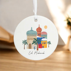 Personalised Porcelain Bauble - Eid Mubarak