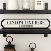 Personalised Road Sign Custom Text
