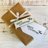 Large Merry Christmas Rubber Stamp for Holiday Crafting D13