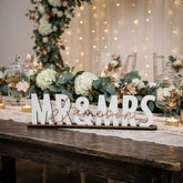 Customisable Wedding Surname Mr Mrs Sign Decoration Personalised